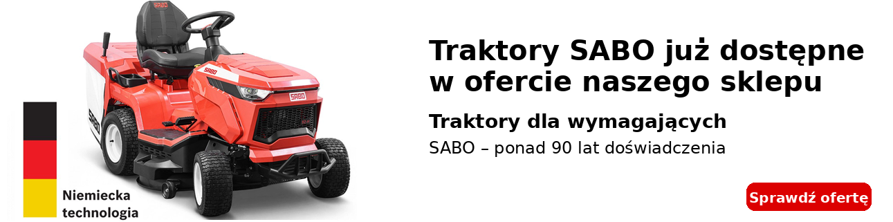 Traktory SABO już dostępne w Garden-System