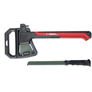 Siekiera ciesielska z piłą w zestawie Cedrus AX7+