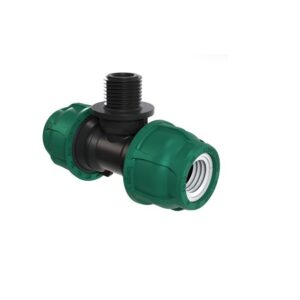 Trójnik PE M (GZ) 32-3/4"-32, PN10, Bergo