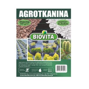 AGROTKANINA mocna czarna 100g/m2 Pakiet 3.2x5m BIOVITA