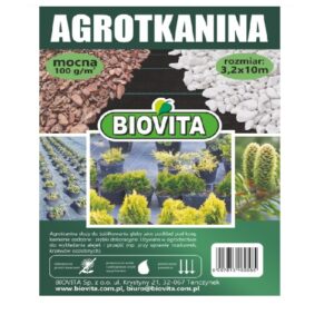 AGROTKANINA mocna czarna 100g/m2 Pakiet 3.2x10m BIOVITA