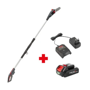 AL-KO CSAD 1820 – okrzesywarka akumulatorowa 18V, zestaw 2 Ah + ładowarka, wysięgnik