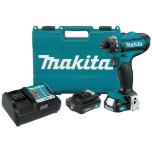 Makita DF033DSAE – wiertarko-wkrętarka 12V CXT, 30 Nm, 2x 2,0 Ah, walizka