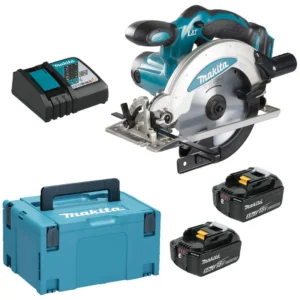 Makita DSS610RTJ – pilarka tarczowa 18V LXT, 165 mm, 2x 5,0 Ah, MAKPAC