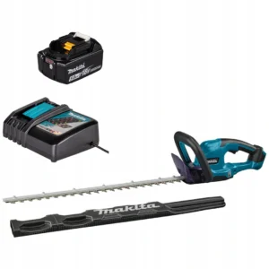 Makita DUH607RT – nożyce do żywopłotu 18V LXT, 600 mm, zestaw 5,0 Ah + ładowarka