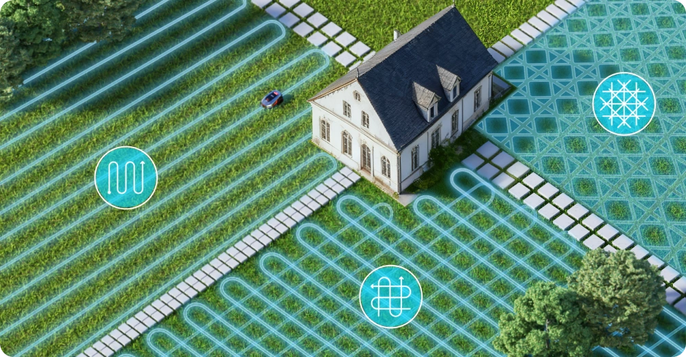 Wiele stref koszenia