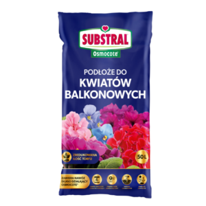Ziemia Osmocote DO KWIATÓW BALKONOWYCH 50 l SUBSTRAL