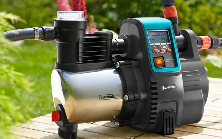 GARDENA 6000/6E LCD inox – cicha praca pompy