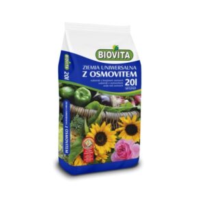 Ziemia uniwersalna do kwiatów z osmovitem 20l BIOVITA