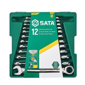 Zestaw 12 kluczy płasko-oczkowych Gearwrench metryczne