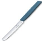 VICTORINOX Swiss Modern, nóż, ostrze gładkie, 11 cm, chabrowy