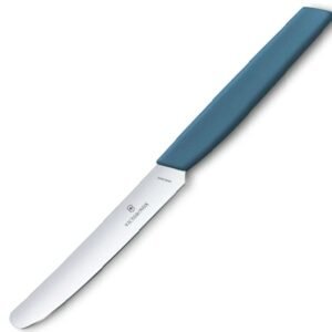 VICTORINOX Swiss Modern, nóż, ostrze gładkie, 11 cm, chabrowy