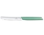 VICTORINOX Swiss Modern, nóż, ostrze gładkie, 11 cm, miętowozielony