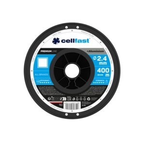 Żyłka na szpuli do wykaszarek ręcznych PREMIUM 2,4 mm 400 m kwadrat Cellfast