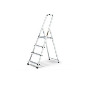 Drabina HOME aluminiowa 4 stopnie 125 kg DRABEST