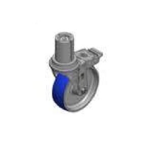 Koło nieregulowane R125S Ø125 mm z hamulcem